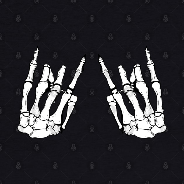 Halloween Skeleton Rocker - Skeleton Hands by lightbulbmcoc